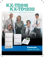 Panasonic KX-TD1232 Specifications preview