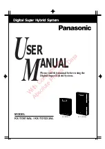 Panasonic KX-TD1232AL User Manual preview