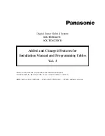 Panasonic KX-TD1232CE Installation Manual preview