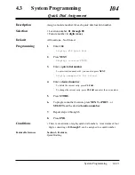 Preview for 351 page of Panasonic KX-TD1232E Installation Manual