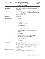 Preview for 435 page of Panasonic KX-TD1232E Installation Manual