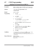 Preview for 465 page of Panasonic KX-TD1232E Installation Manual