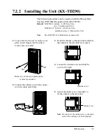 Preview for 553 page of Panasonic KX-TD1232E Installation Manual