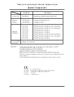 Предварительный просмотр 2 страницы Panasonic KX-TD208CE Operating Instructions Manual