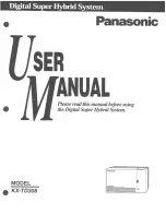 Panasonic KX-TD308 User Manual preview