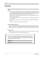 Preview for 4 page of Panasonic KX-TD500 User Manual