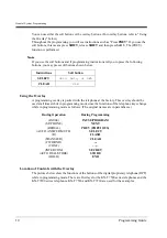 Preview for 10 page of Panasonic KX-TD612NE Programming Manual