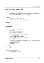 Preview for 145 page of Panasonic KX-TD612NE Programming Manual