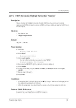 Preview for 161 page of Panasonic KX-TD612NE Programming Manual