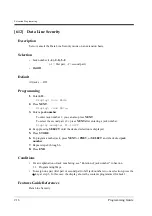 Preview for 216 page of Panasonic KX-TD612NE Programming Manual