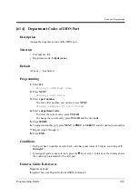 Preview for 219 page of Panasonic KX-TD612NE Programming Manual