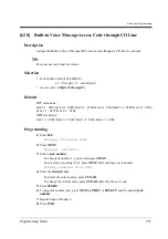 Preview for 231 page of Panasonic KX-TD612NE Programming Manual