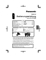 Предварительный просмотр 17 страницы Panasonic KX-TD7580 Operating Instructions Manual