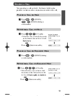 Preview for 13 page of Panasonic KX-TD7590CE Operating Instructions Manual