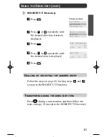 Preview for 21 page of Panasonic KX-TD7590CE Operating Instructions Manual