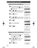 Preview for 22 page of Panasonic KX-TD7590CE Operating Instructions Manual