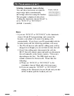 Preview for 26 page of Panasonic KX-TD7590CE Operating Instructions Manual