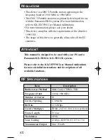 Preview for 40 page of Panasonic KX-TD7590CE Operating Instructions Manual