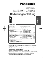 Preview for 41 page of Panasonic KX-TD7590CE Operating Instructions Manual