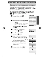 Preview for 73 page of Panasonic KX-TD7590CE Operating Instructions Manual