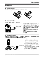 Preview for 5 page of Panasonic KX-TD7684 - 2.4Ghz Wireless System Telephone Operating Instructions Manual