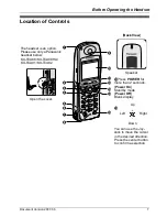 Preview for 7 page of Panasonic KX-TD7684 - 2.4Ghz Wireless System Telephone Operating Instructions Manual