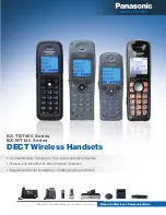 Preview for 1 page of Panasonic KX-TD7696 Brochure & Specs