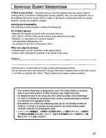 Preview for 27 page of Panasonic KX-TD7894 User Manual