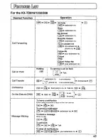 Предварительный просмотр 45 страницы Panasonic KX-TD7895 - Digital Spread Spedtrum Telephone Operating Instructions Manual