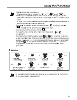 Предварительный просмотр 21 страницы Panasonic KX-TD7896 - Wireless Digital Phone Operating Instructions Manual