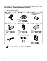 Preview for 2 page of Panasonic KX-TD7896 - Wireless Digital Phone User Manual