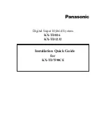 Panasonic KX-TD816 Installation Quick Manual preview