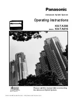 Panasonic KX-TD816 Operating Instructions Manual preview