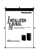 Preview for 1 page of Panasonic KX-TD816AL Installation Manual