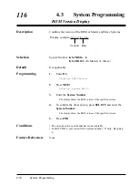 Preview for 268 page of Panasonic KX-TD816AL Installation Manual