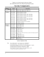 Preview for 2 page of Panasonic KX-TD816E Installation Manual