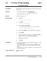 Preview for 399 page of Panasonic KX-TD816E Installation Manual