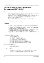 Preview for 70 page of Panasonic KX-TD816NE Features Manual