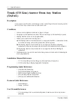 Preview for 240 page of Panasonic KX-TD816NE Features Manual