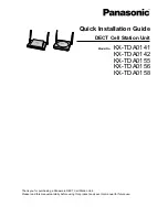 Preview for 1 page of Panasonic KX-TDA0141 Quick Installation Manual