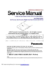 Panasonic KX-TDA0142CE Service Manual preview