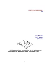 Предварительный просмотр 1 страницы Panasonic KX-TDA0187 Manual