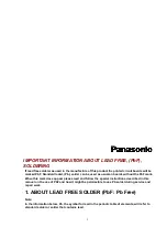 Предварительный просмотр 2 страницы Panasonic KX-TDA0187 Manual