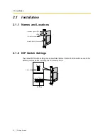 Preview for 10 page of Panasonic KX-TDA0480 Getting Started Manual