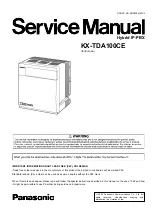 Panasonic KX-TDA100CE Service Manual preview