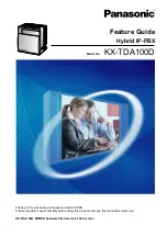 Preview for 1 page of Panasonic KX-TDA100D Features Manual