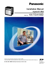 Panasonic KX-TDA100D Installation Manual preview