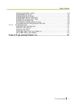 Preview for 7 page of Panasonic KX-TDA100D Programming Manual