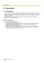 Preview for 10 page of Panasonic KX-TDA100D Programming Manual