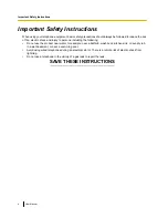 Preview for 6 page of Panasonic KX-TDA100D User Manual